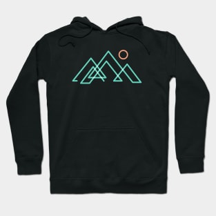 Geometric Landscape Hoodie